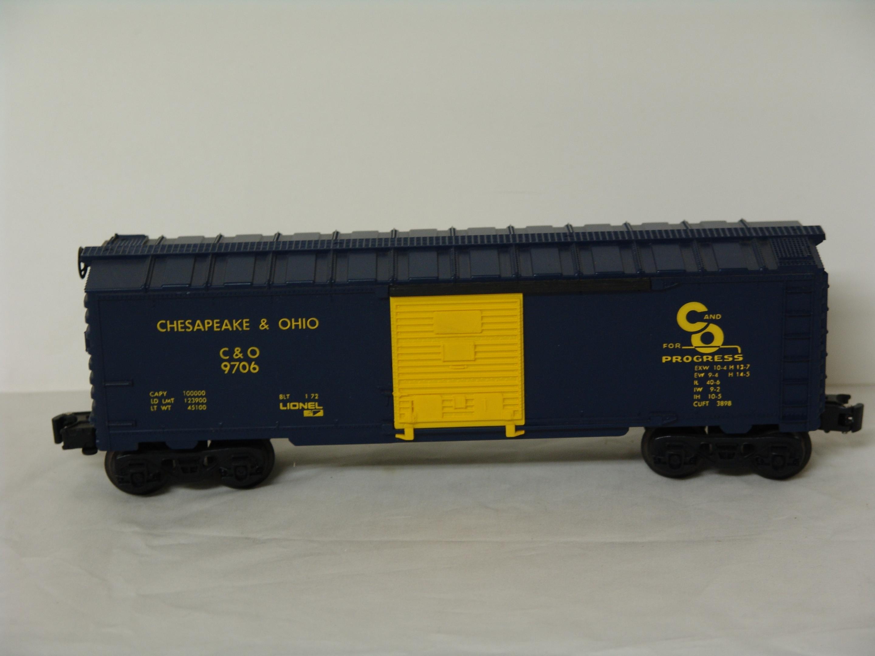 Chesapeake & Ohio boxcar #9706 (used)