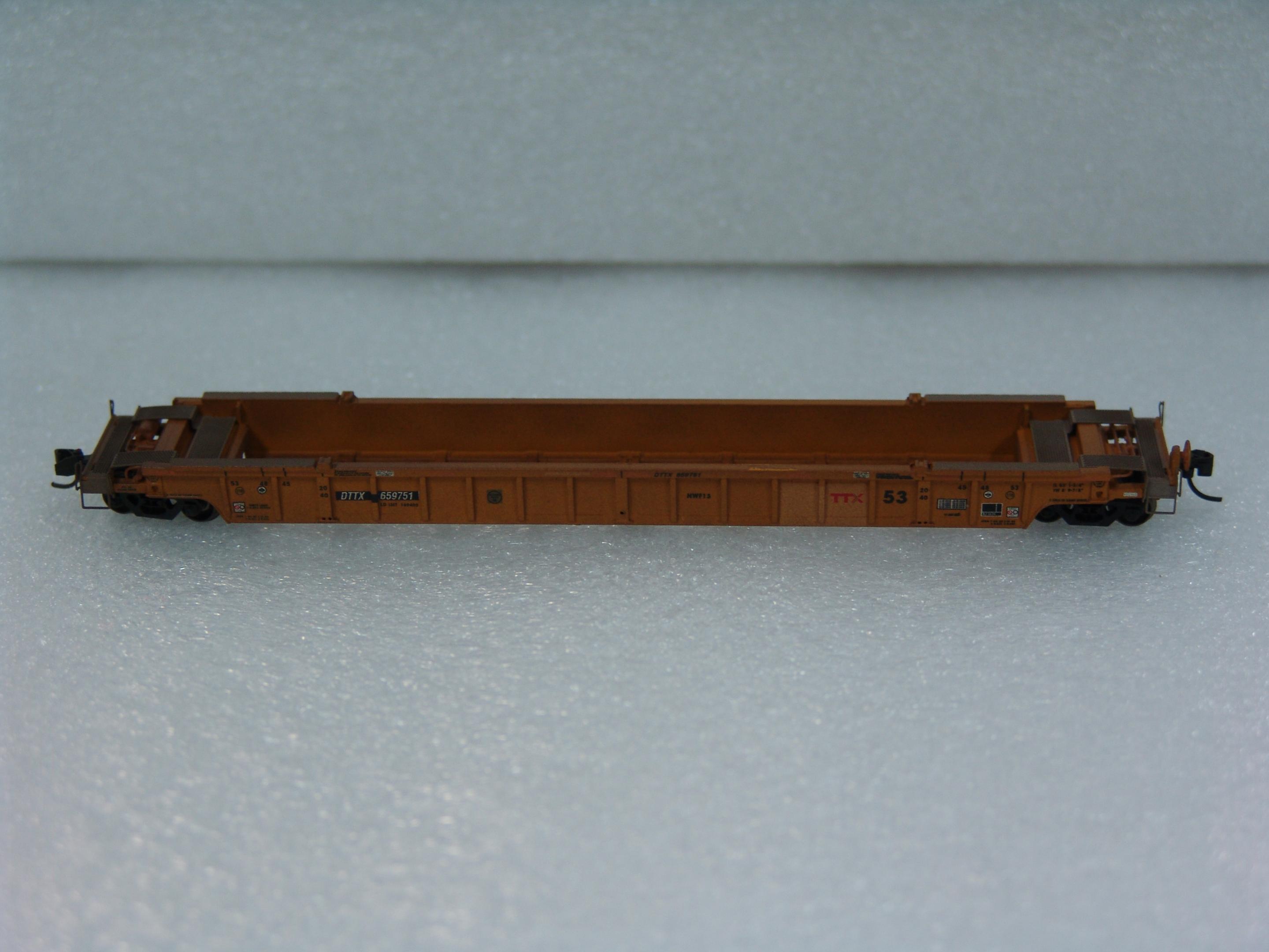 Trailer Train NSC 17-Post Well Car #659751