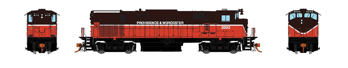 Providence & Worcester MLW M420R #2002 With ESU LokSound