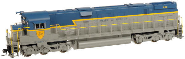 2-Rail Delaware & Hudson C628 #607 With DCC & QSI Sound