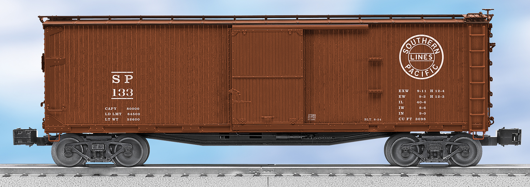 Southern Pacific double sheathed boxcar