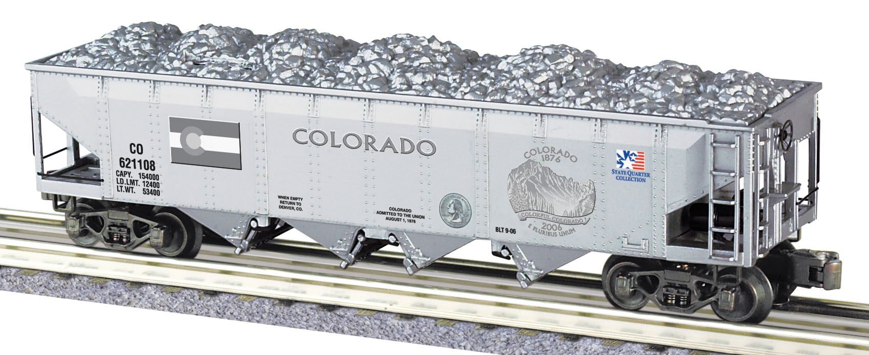 Colorado state quarter die cast hopper bank