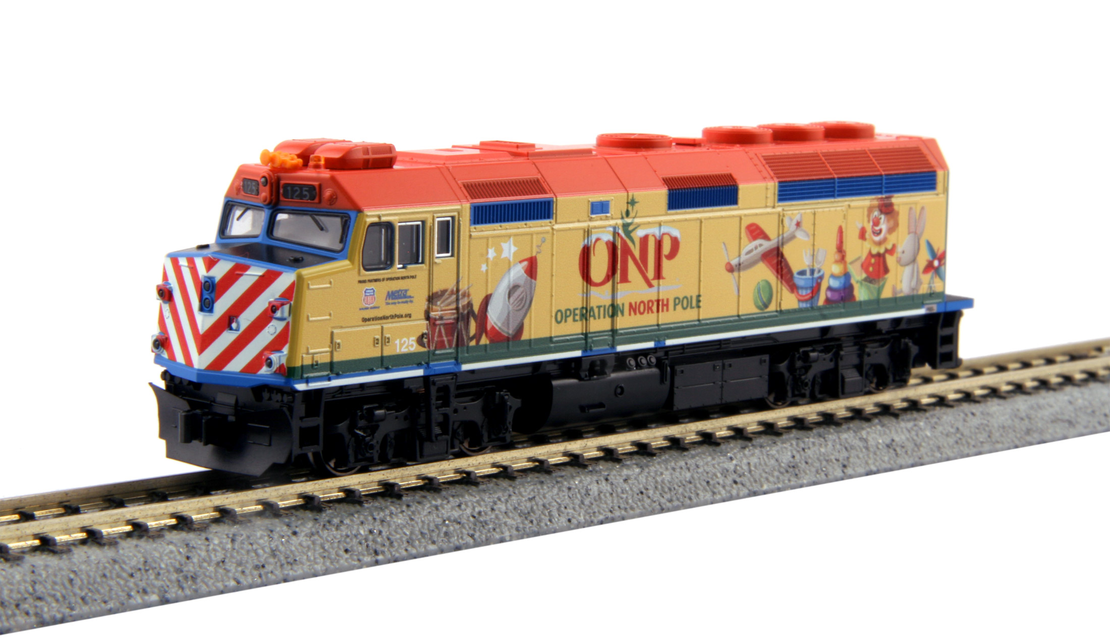 Operation North Pole Christmas Train set 2015 version (used)