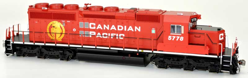 Canadian Pacific (golden beaver) SD40-2 #5778 with LokSound