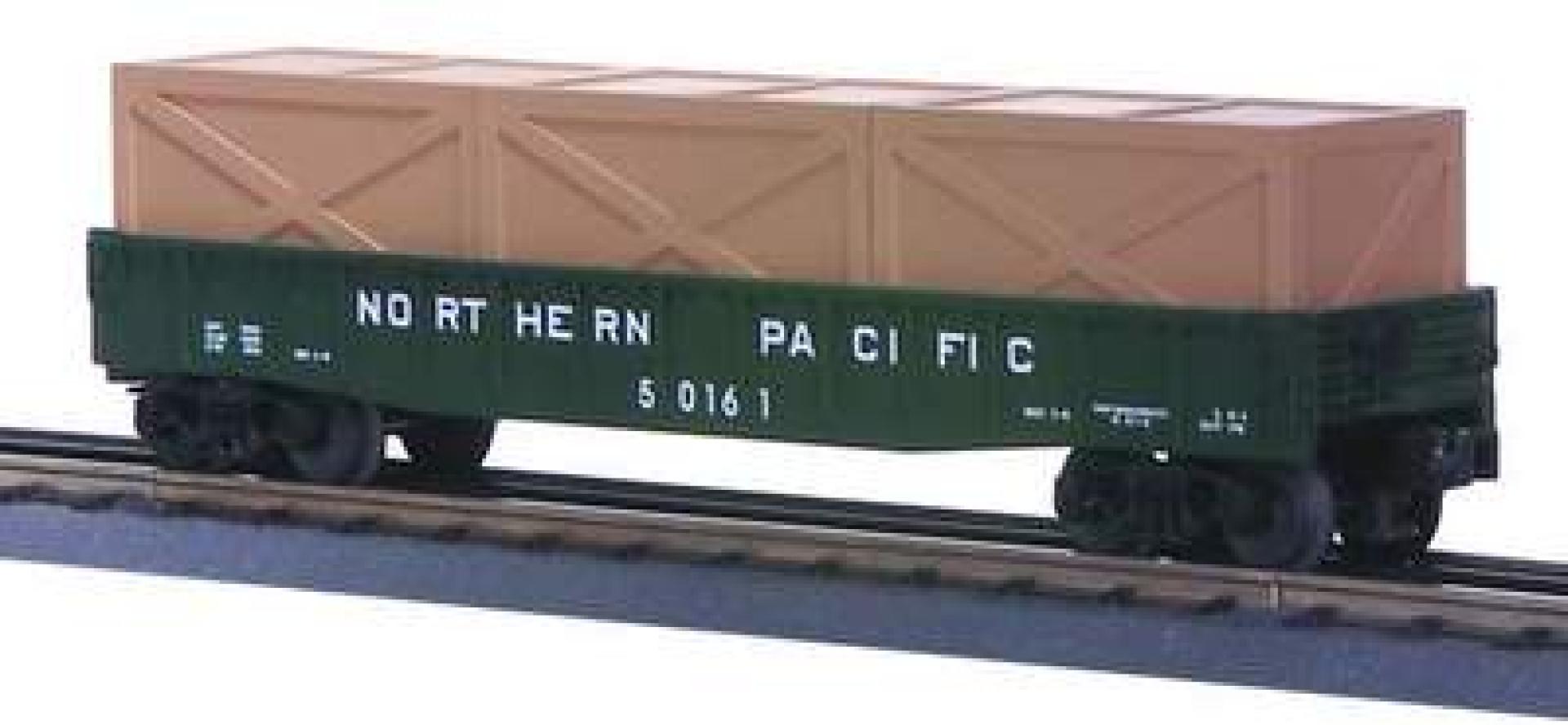 Northern Pacific gondola with crates