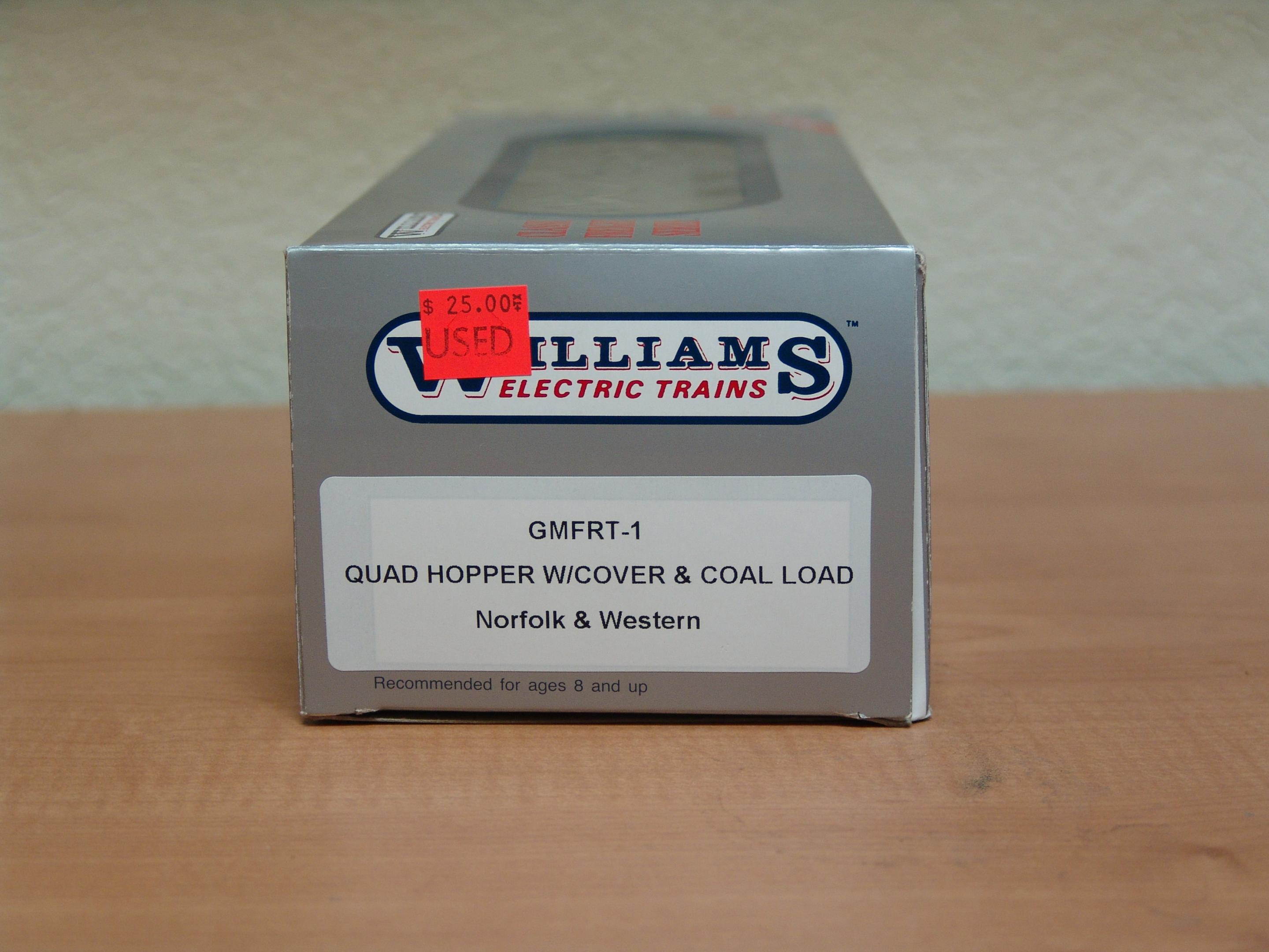 Norfolk & Western quad hopper with cover and coal load (used)
