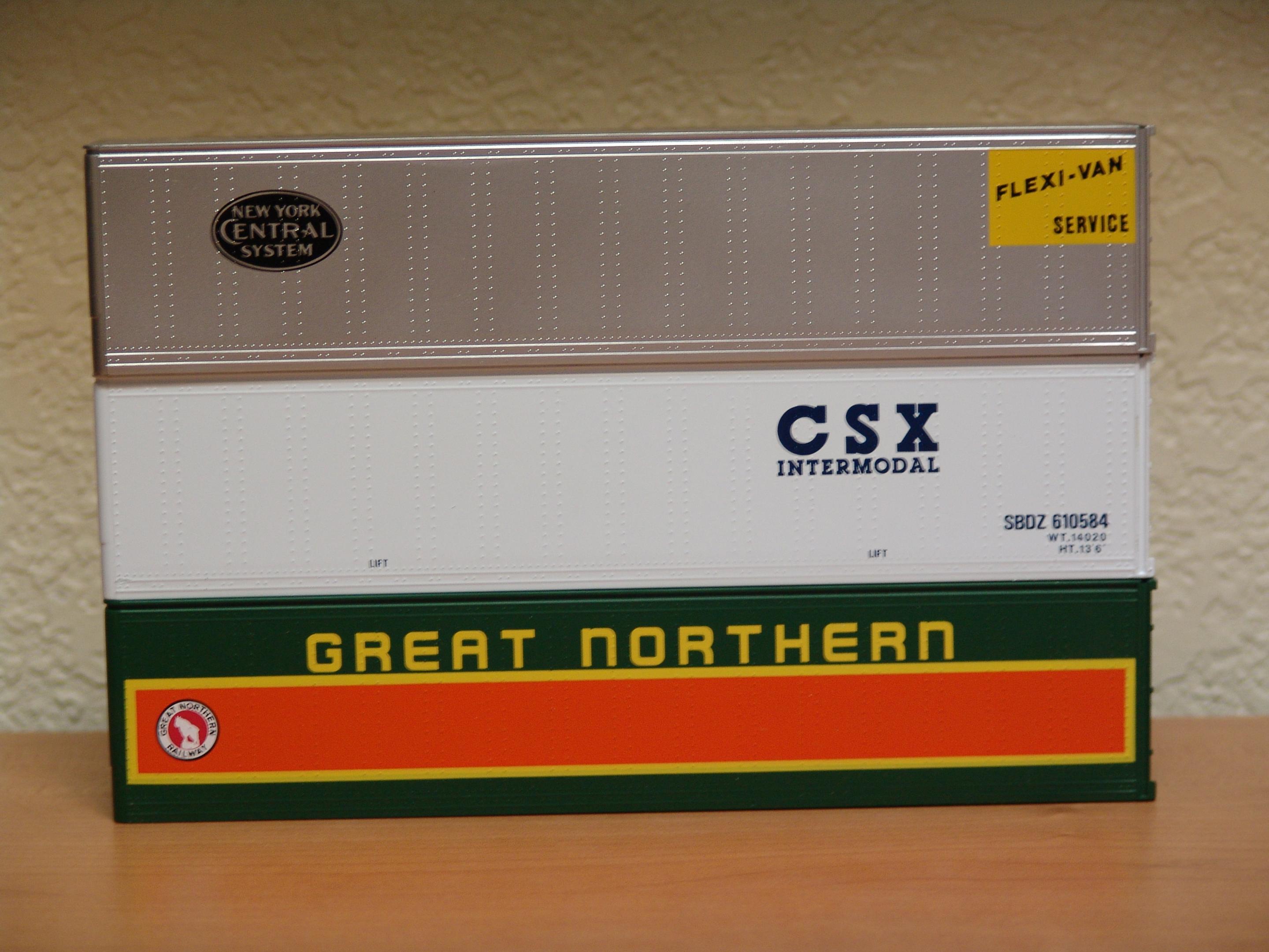 Three Intermodal Containers (used)