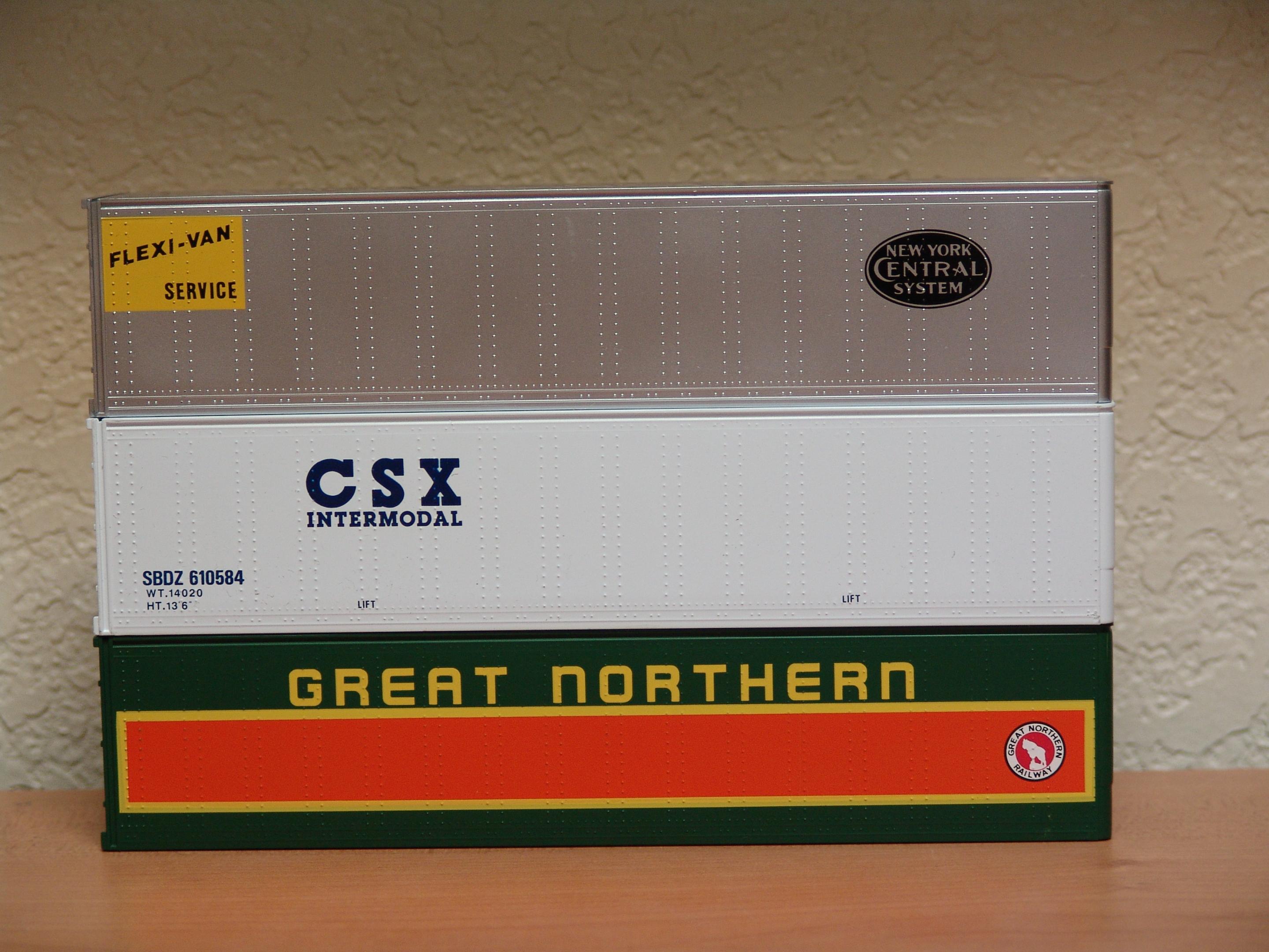 Three Intermodal Containers (used)