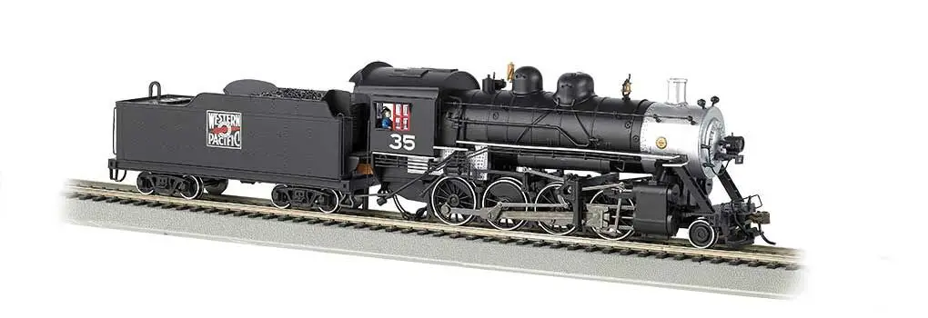 Western Pacific Baldwin 2-8-0 Consolidation #35 with DCC