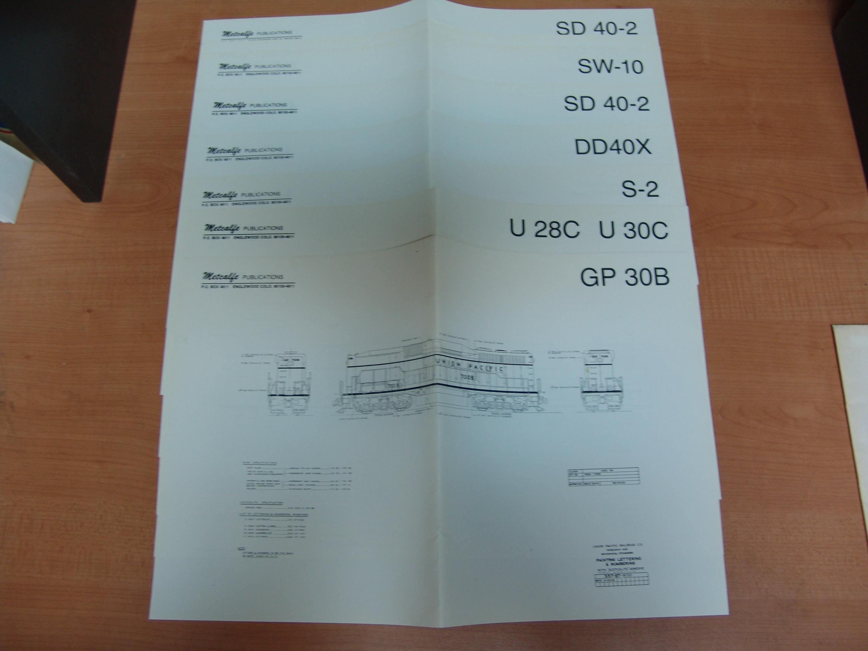 Union Pacific Diesel Painting And Lettering (used)