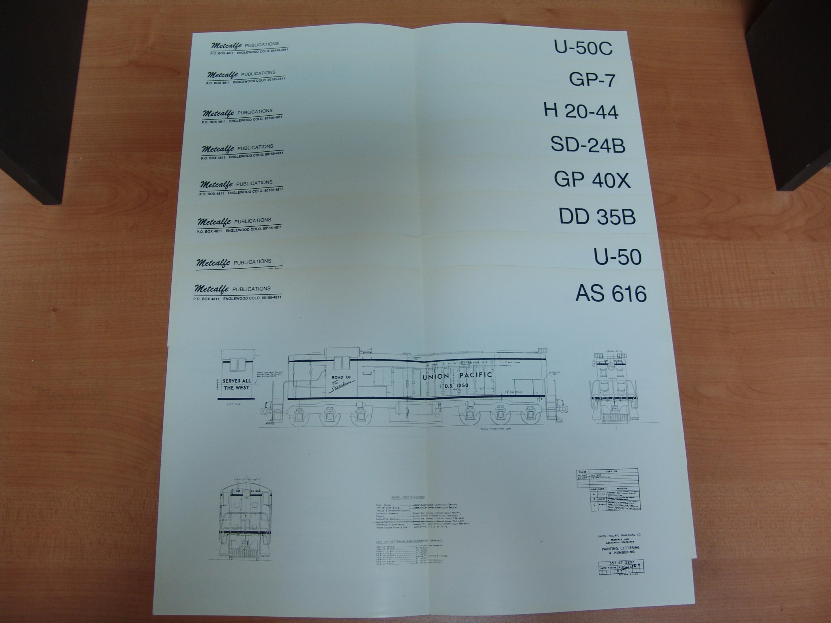 Union Pacific Diesel Painting And Lettering (used)