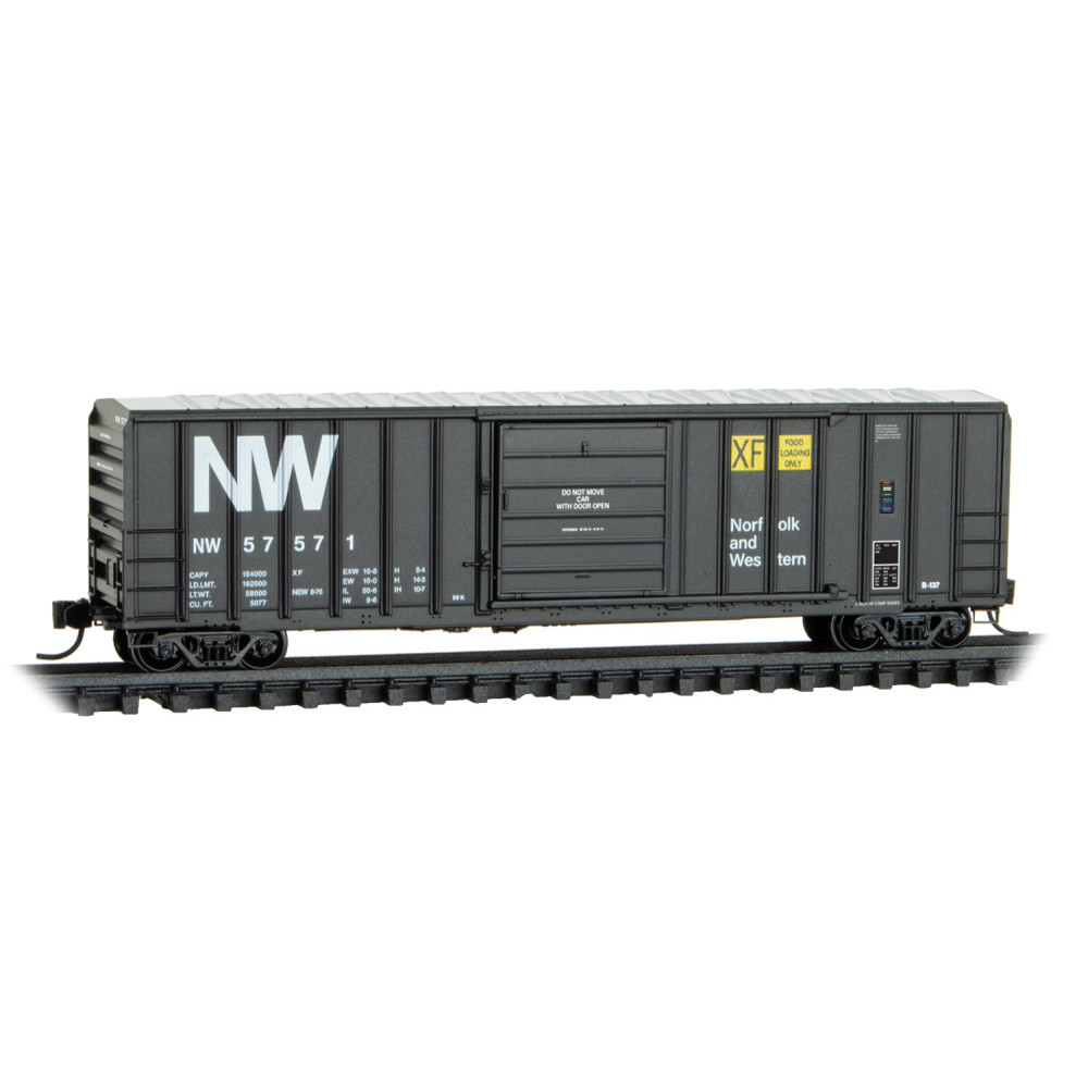 Norfolk & Western 50' Rib Side Box Car #57571