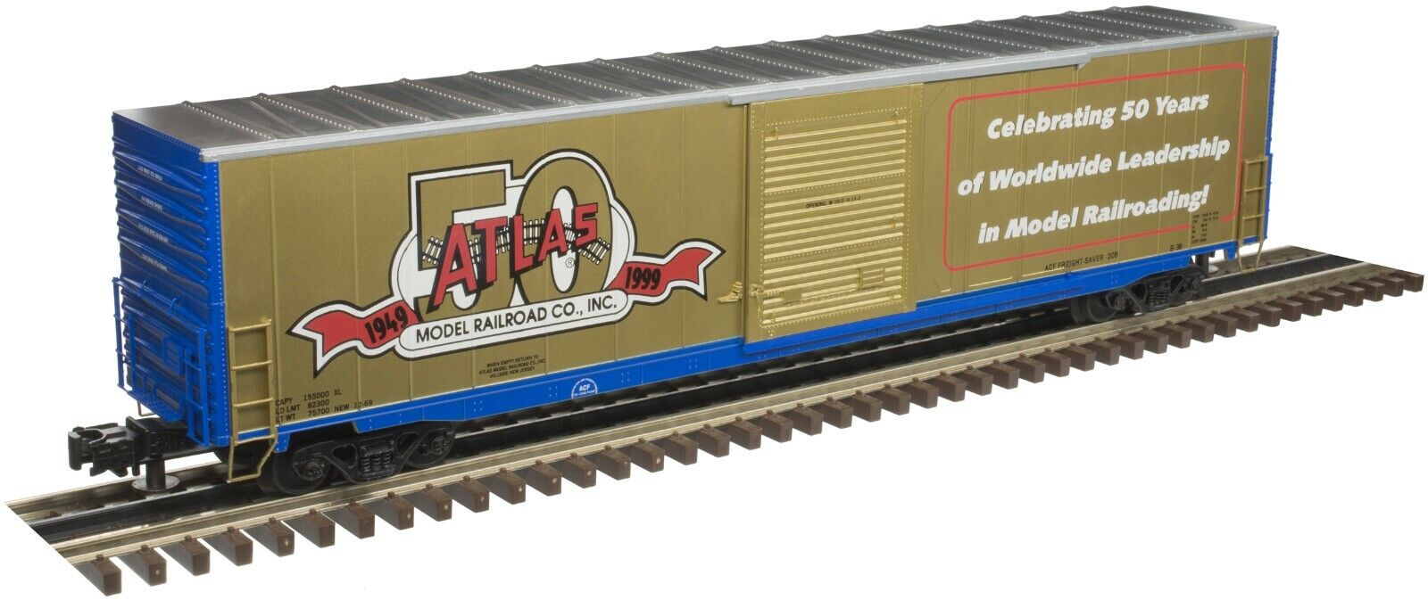 Atlas 50th Anniversary 60' single door auto parts boxcar