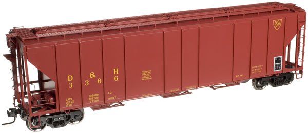 Delaware & Hudson PS-4427 low side covered hopper #3363 2-rail
