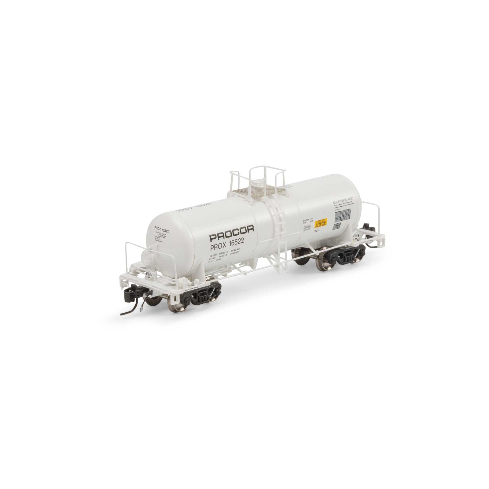 Procor UTC 13,600 gallon acid tank car #16522