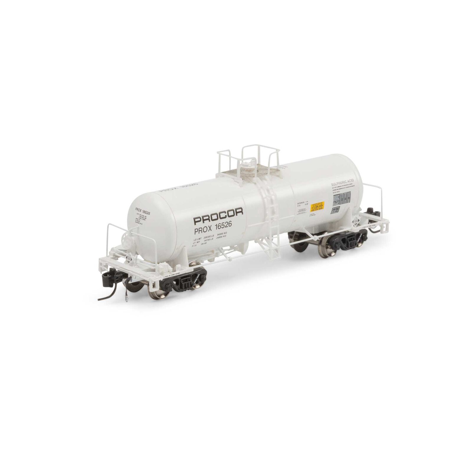 Procor UTC 13,600 gallon acid tank car #16526