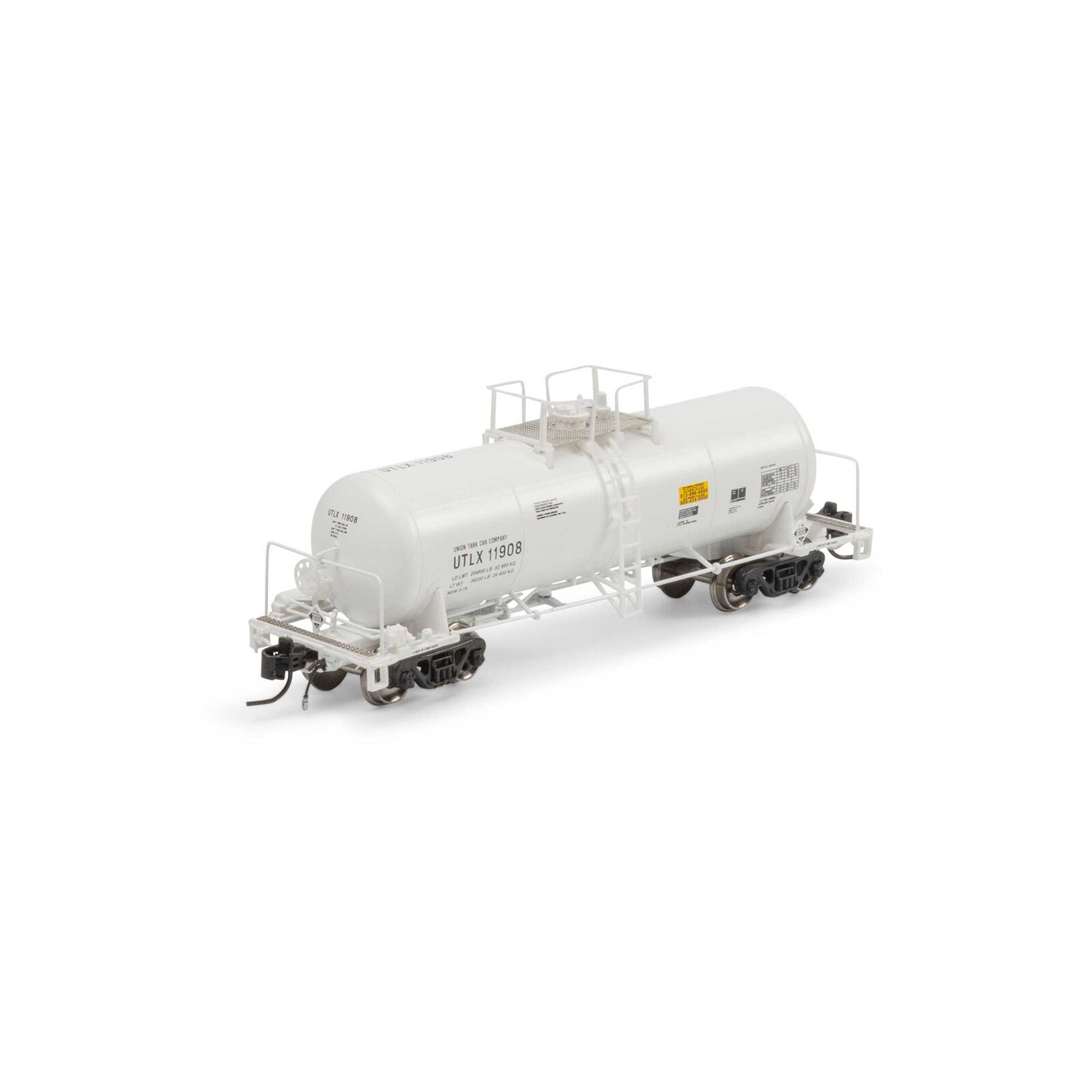 Union Tank Car white UTC 13,600 gallon acid tank car #11908
