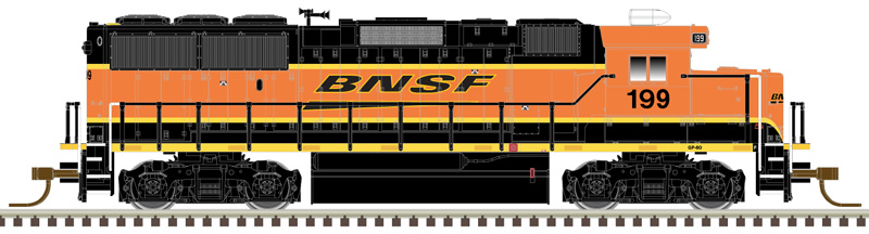 BNSF Railway GP-60 #199 with DCC & sound