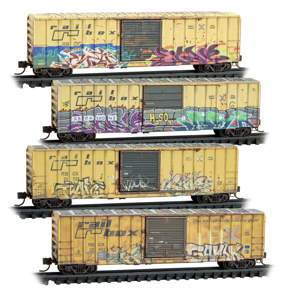 Railbox Weathered 4-Pack