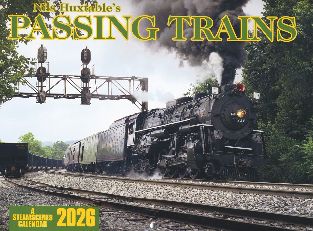 2026 Nils Huxtable's Pssing Trains calendar