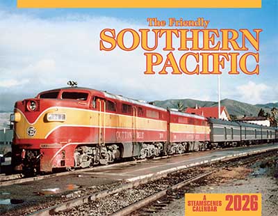 2026 The Friendly Southern Pacific calendar