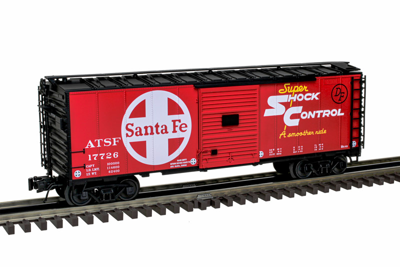 Santa Fe 40' sliding door boxcar #17689