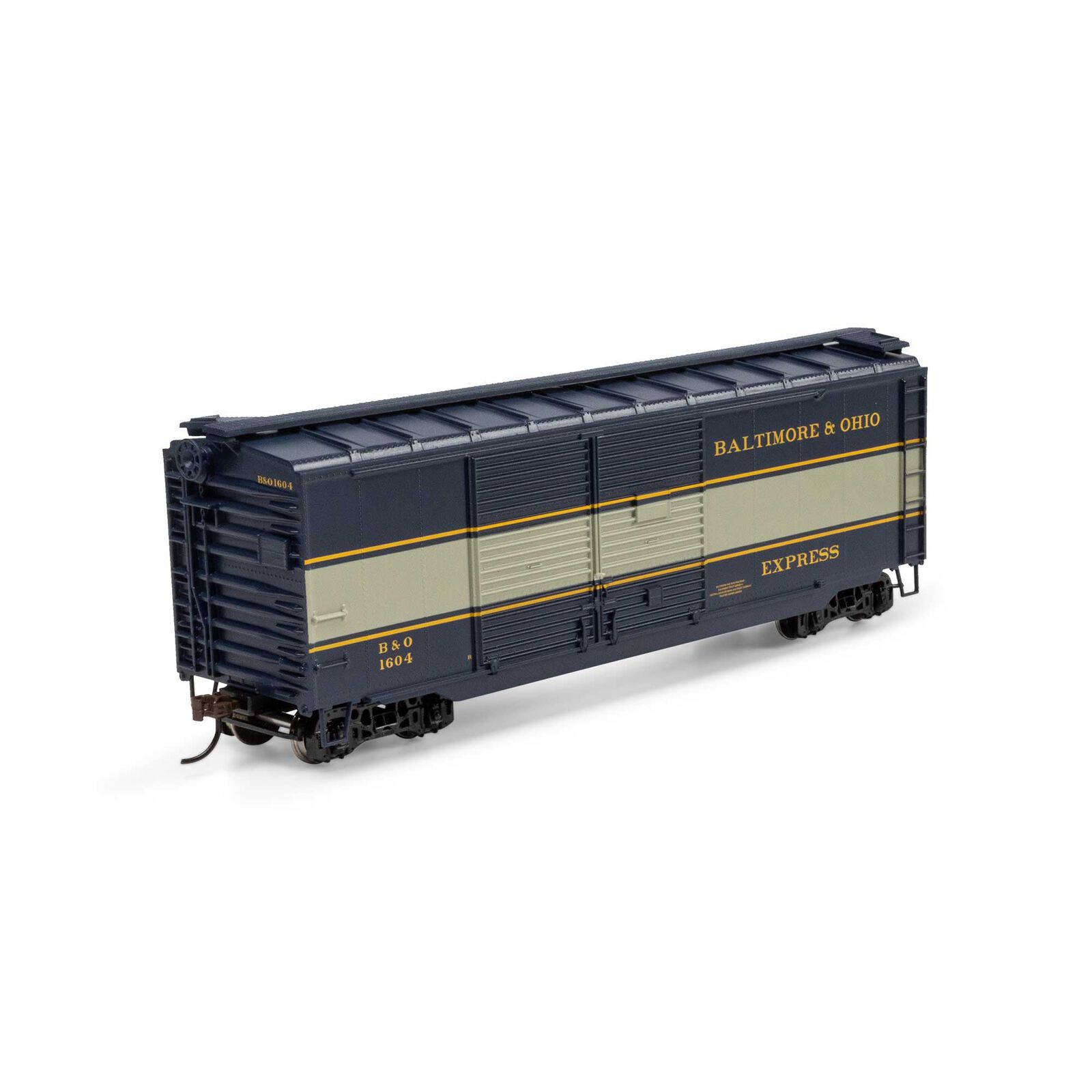 Baltimore & Ohio 40' Express Double-Door Box Car #1604