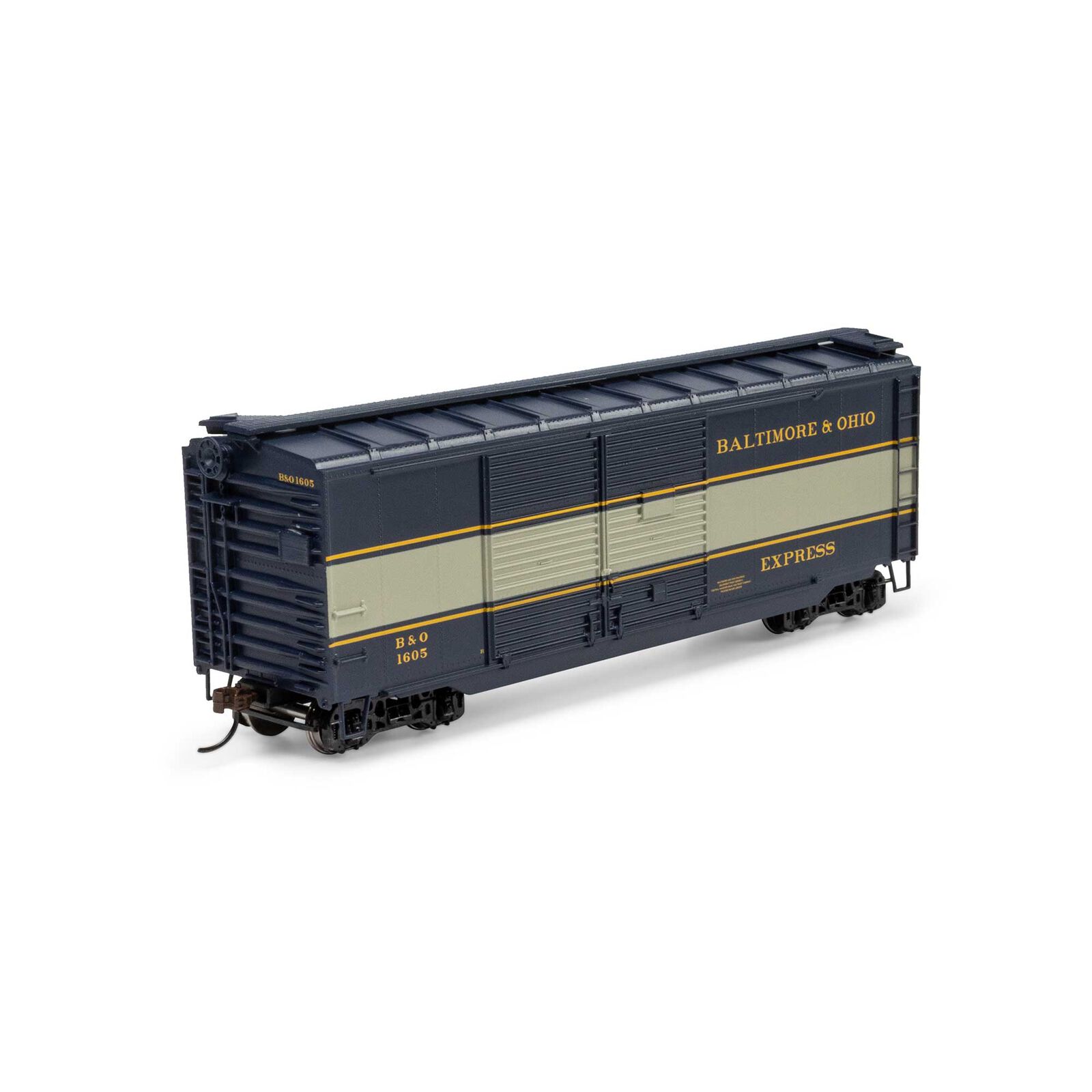 Baltimore & Ohio 40' Express Double-Door Box Car #1605