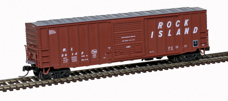 Rock Island 50' Precision Design rib-side boxcar #36136