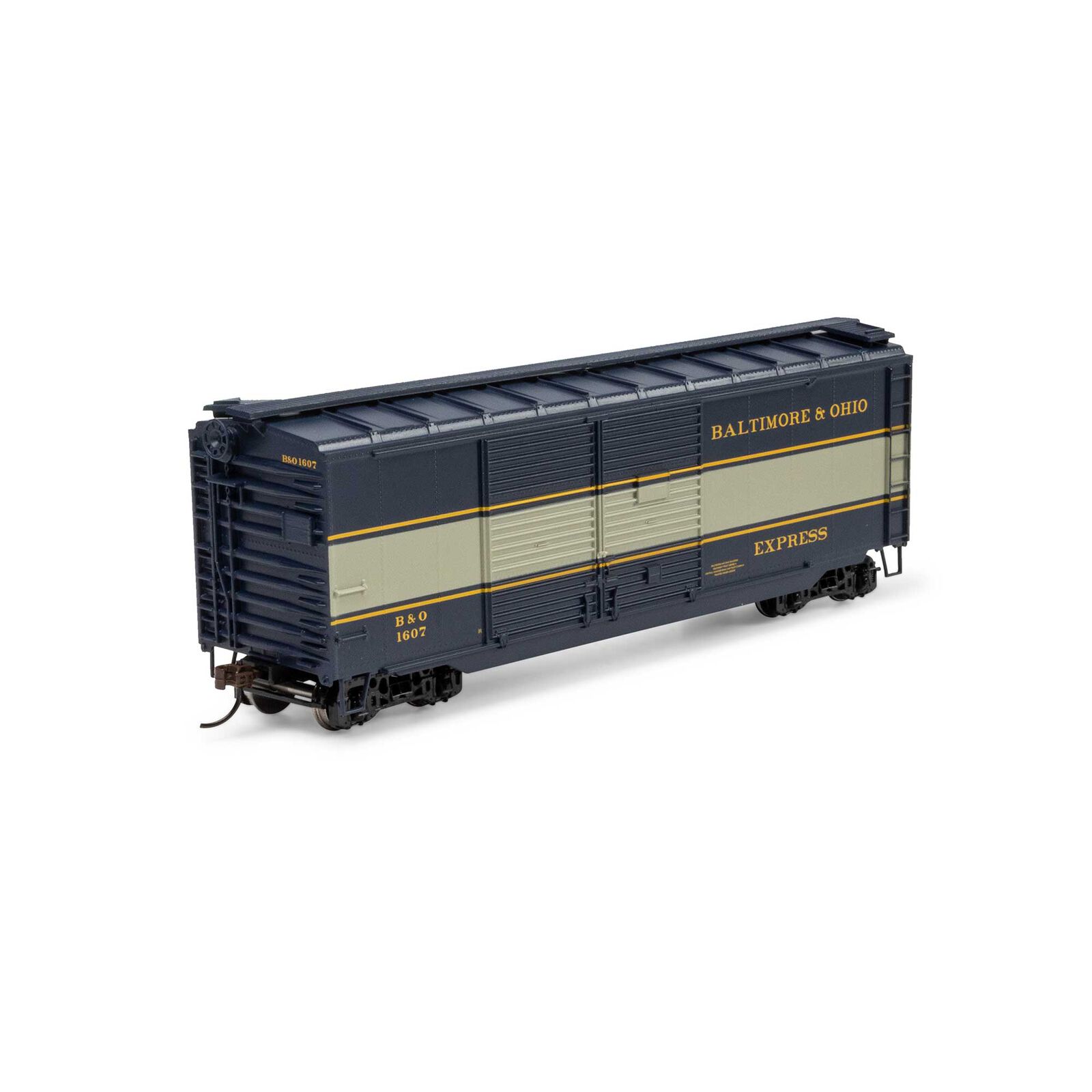 Baltimore & Ohio 40' Express Double-Door Box Car #1607