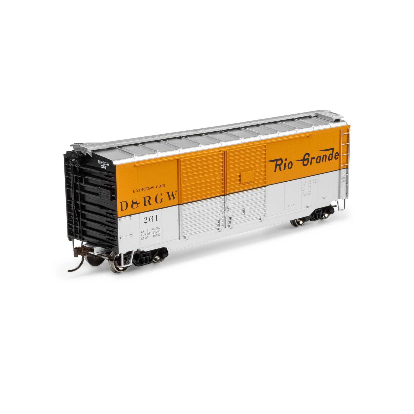 Denver & Rio Grande Western 40' Express Double-Door Box Car #261