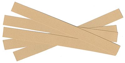 Corrugated Paper Roof 1" x 8" 5-Pieces