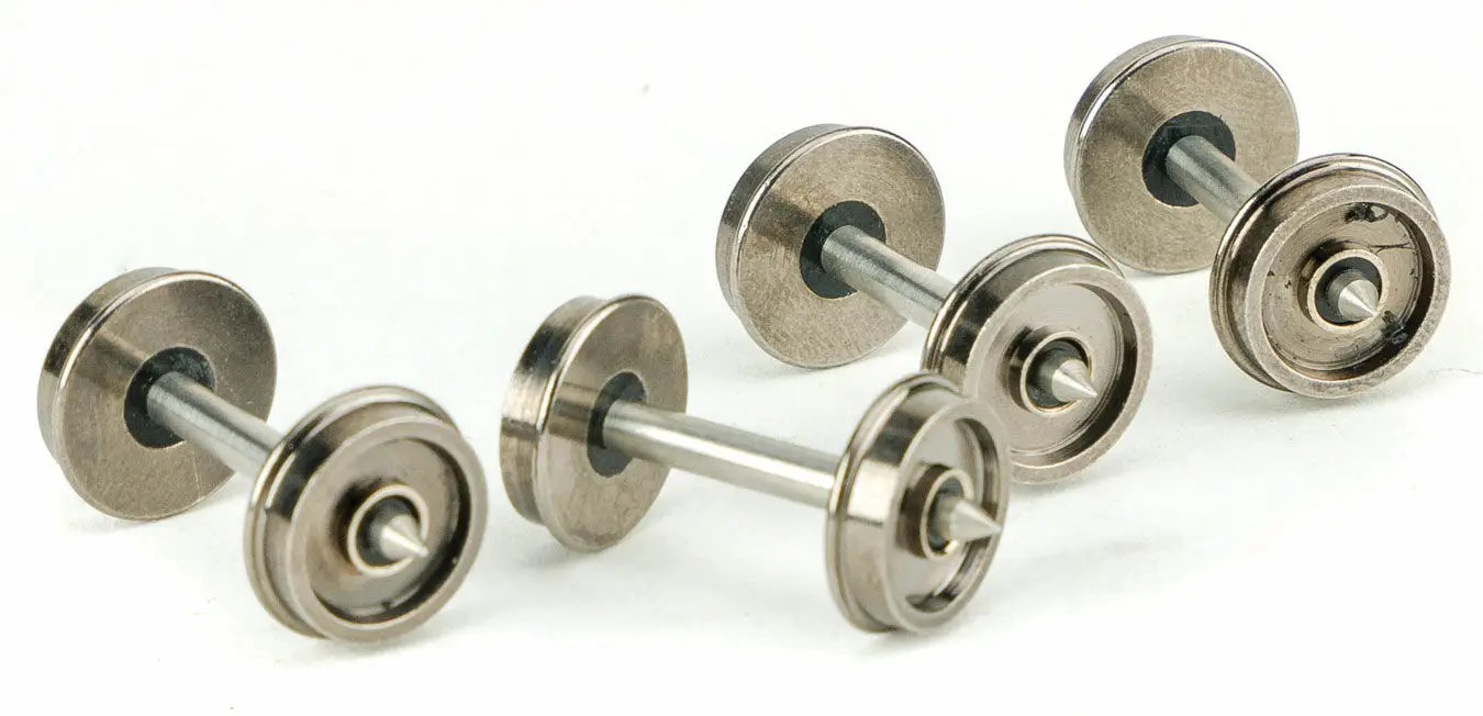 36" Turned Metal RP-25 Wheelsets with Metal Axles 100-pack