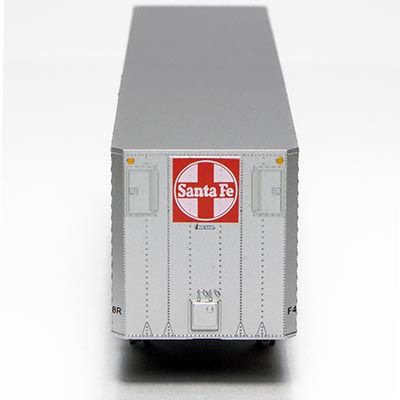 Santa Fe 40' Fruehauf fluted side volume van #F40683R