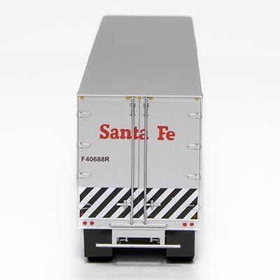 Santa Fe 40' Fruehauf fluted side volume van #F40683R