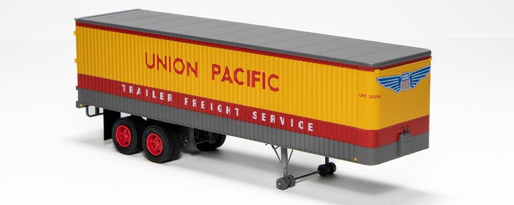 Union Pacific 40' Fruehauf integral post volume van #25217