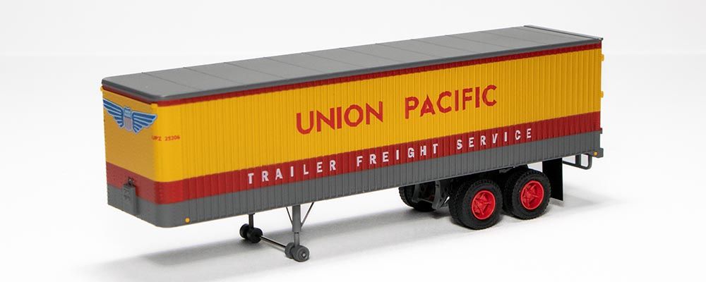 Union Pacific 40' Fruehauf integral post volume van #25222