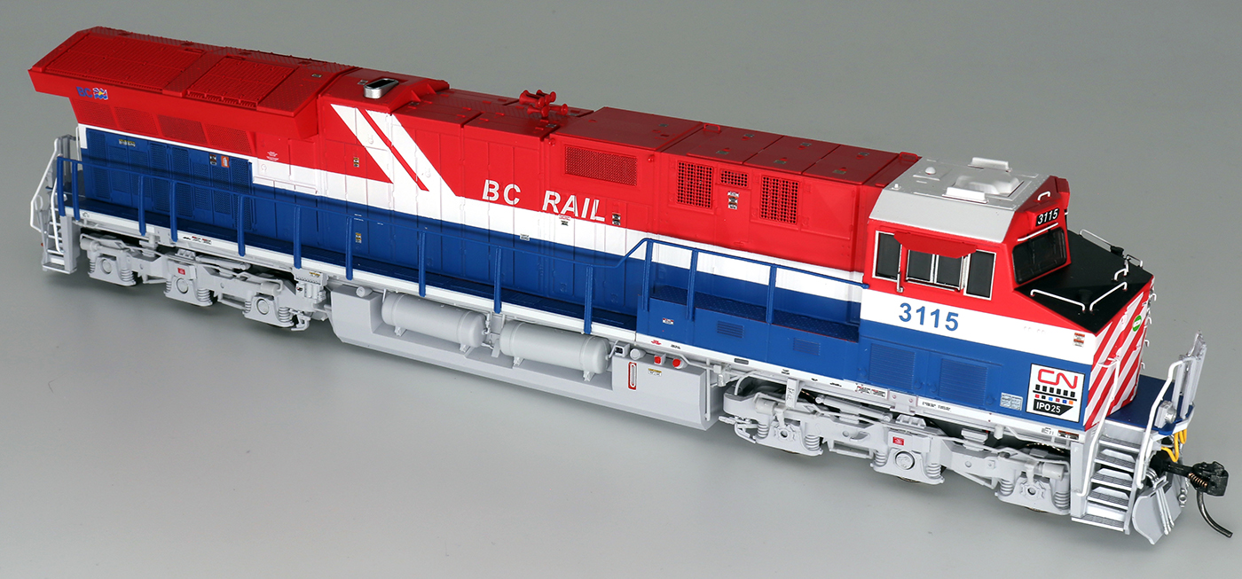 Canadian National ET44AC BC Rail #3115 Non-Sound Decoder Equipped