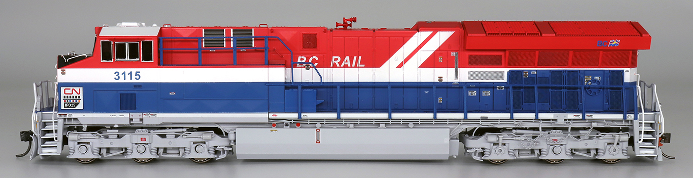 Canadian National ET44AC BC Rail #3115 Non-Sound Decoder Equipped