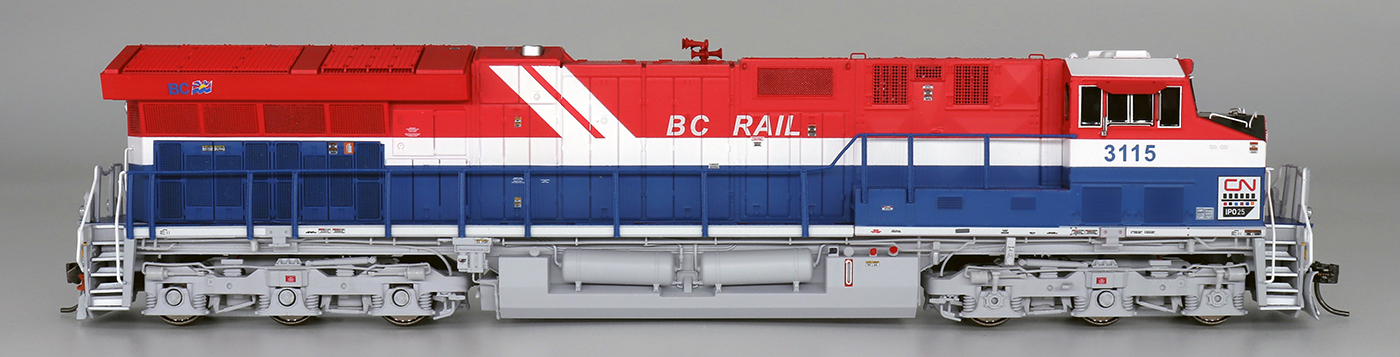 Canadian National ET44AC BC Rail #3115 Non-Sound Decoder Equipped