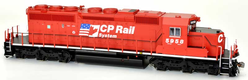 CP Rail System Dual Flags SD40-2 #6001 With ESU LokSound