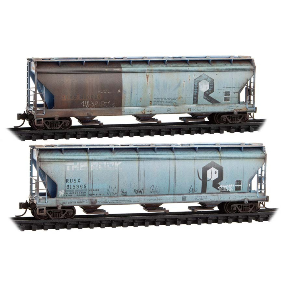 First Union Rail Leasing/Ex-Rock Island Weathered 2-Pack