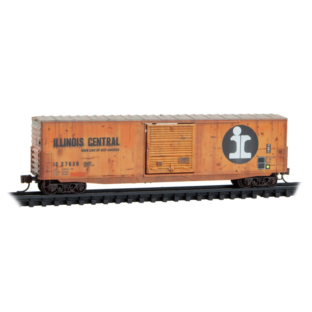 Illinois Central Weathered 50' Box Car #27639