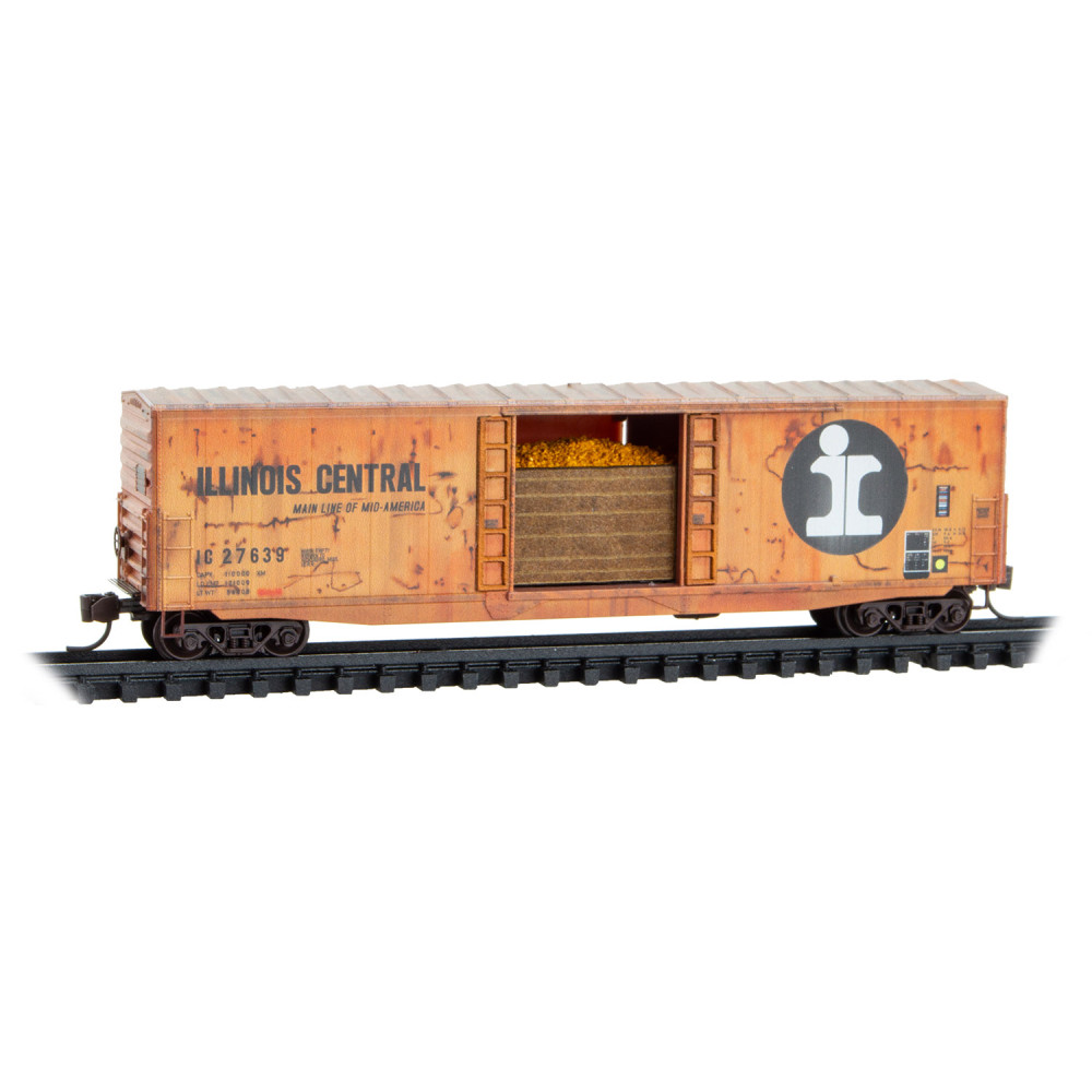 Illinois Central Weathered 50' Box Car #27639