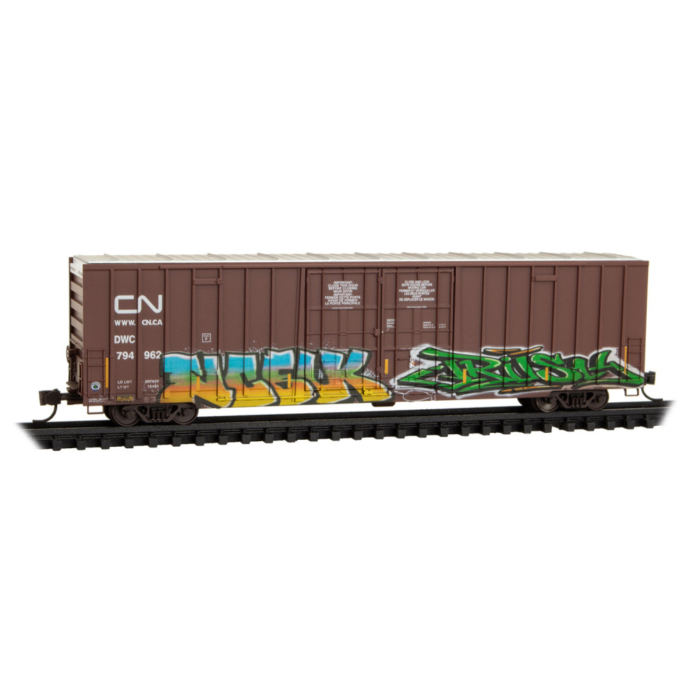Canadian National Weathered 60' Box Car #794962