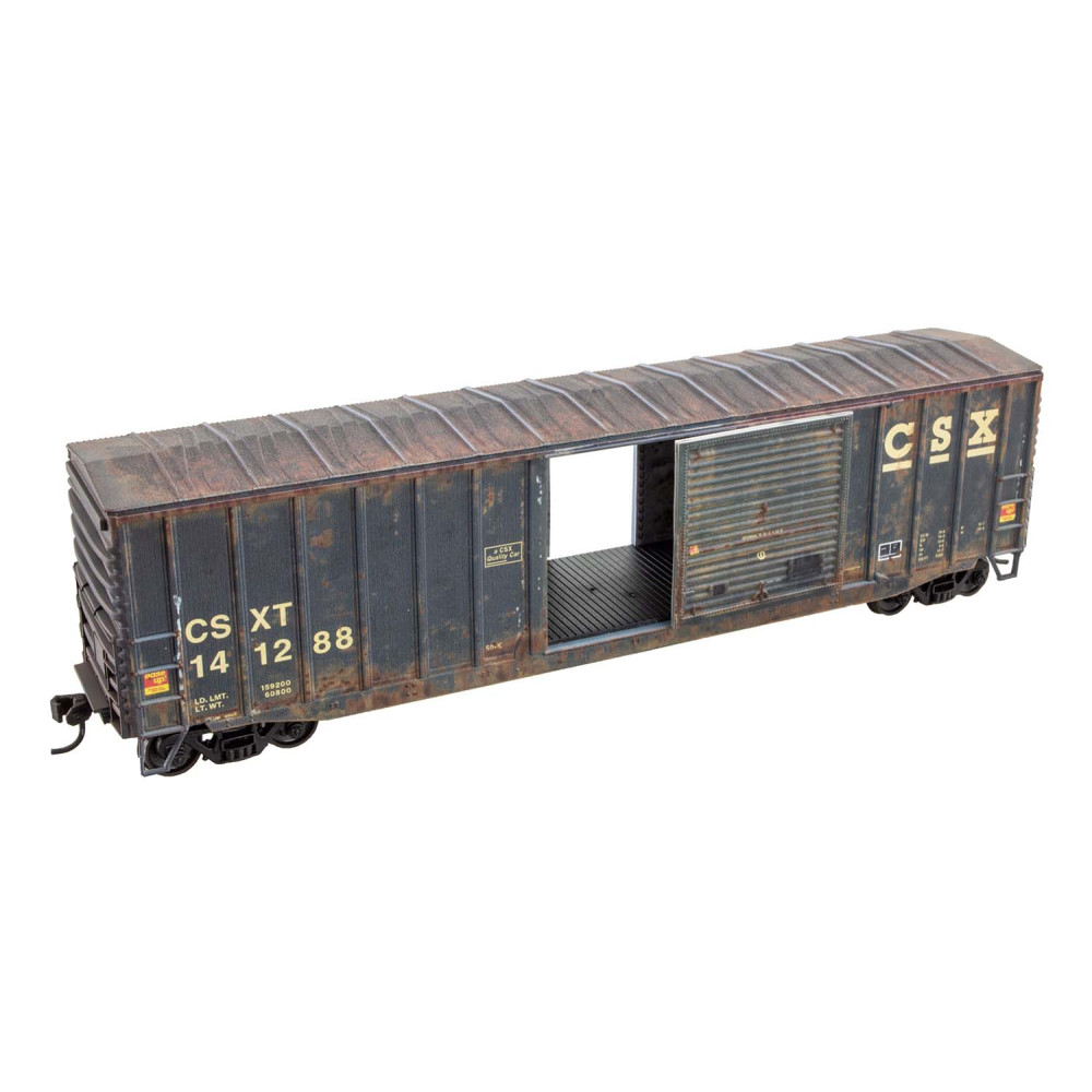 CSX Weathered 50' Exterior Post Welded Steel Box Car #141288