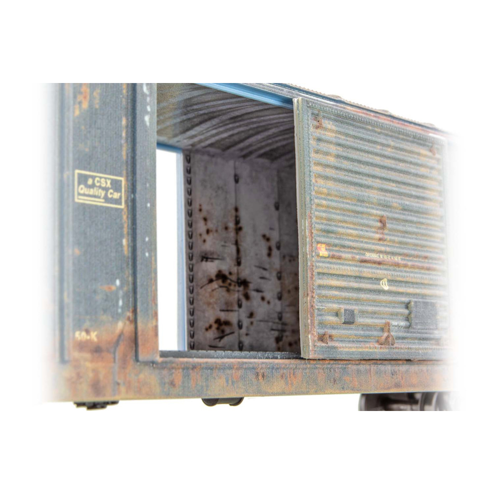 CSX Weathered 50' Exterior Post Welded Steel Box Car #141288