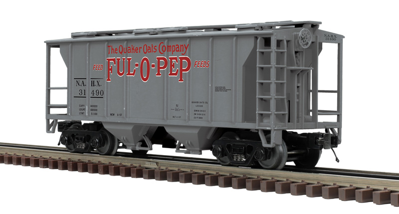 Full-O-Pep Feeds PS-2 2-bay covered hopper #31490