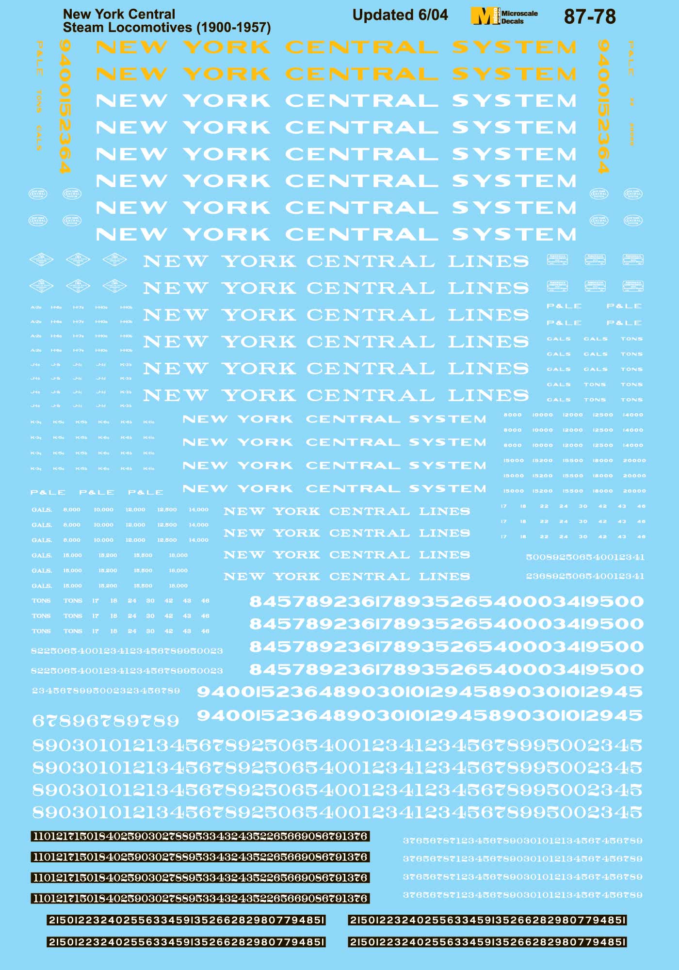 New York Central Steam Locomotives (1900-1957)