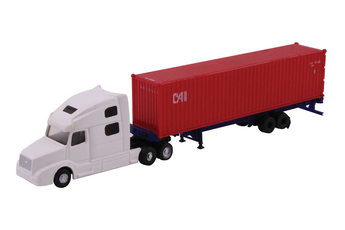Volvo Highway Tractor Trailer With 40' CAI Container And Chassis